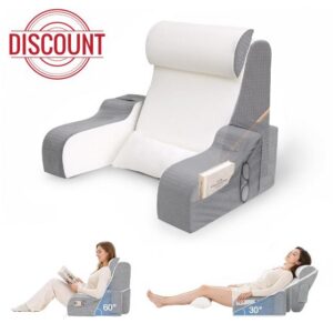 Foldable Reading Pillow for Sitting in Bed Adult