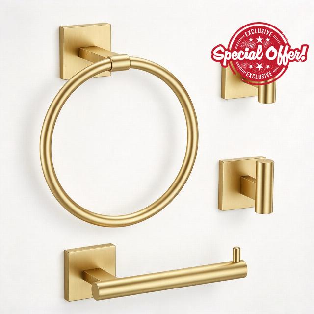 4 Pieces Towel Holder Set