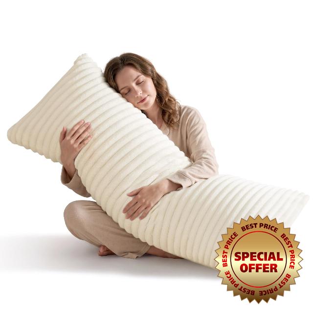 BEDELITE Fluffy Body Pillow for Adults