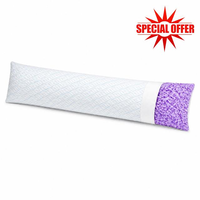 Cooling Shredded Memory Foam Body Pillows                                                          Full body support