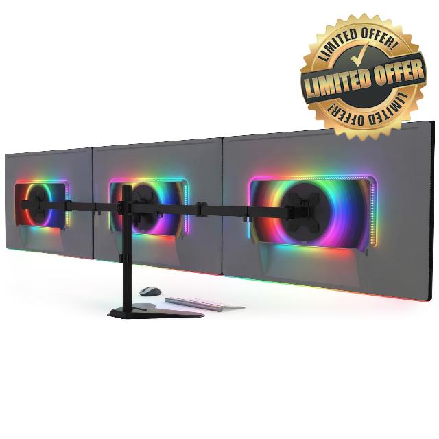 Mount-It! Triple Monitor Stand