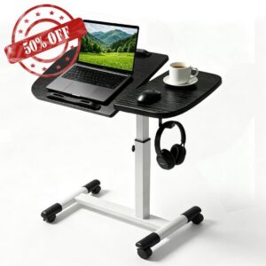 Mobile Adjustable Portable Desk on Wheels