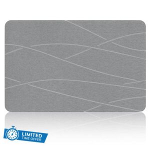 SpaceAid Stone Bath Mat Quick Dry for Bathroom