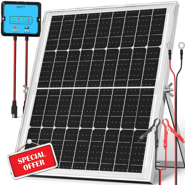 12V 20W Smart MPPT Solar Battery Charger Trickle Tender Maintainer