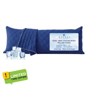 KISSKI Cooling Body Pillow Cover