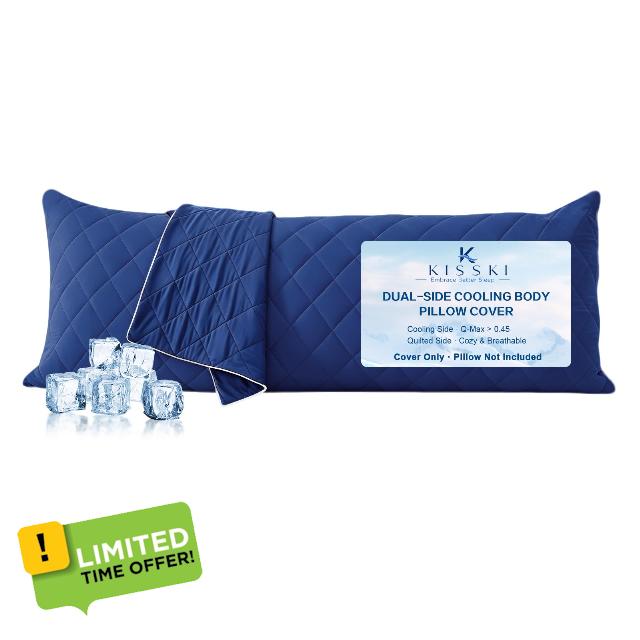 KISSKI Cooling Body Pillow Cover