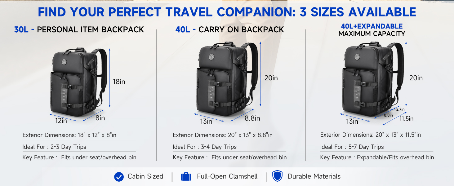 travel backpack for men