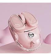 Wireless Bluetooth Mouse, Rechargeable, Clear, Silent Click for Small Hand | Dual Mode Bluetooth ...