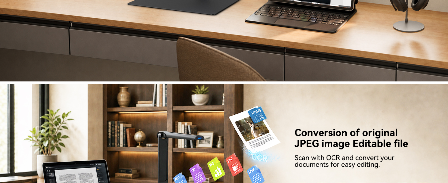 Document Camera & Book Scanner