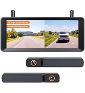 AUTO-VOX 7.2" Solar Wireless Backup Camera, Large View for Truck & Towing | 2 Min Install, Dual A...