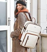 leather laptop backpack