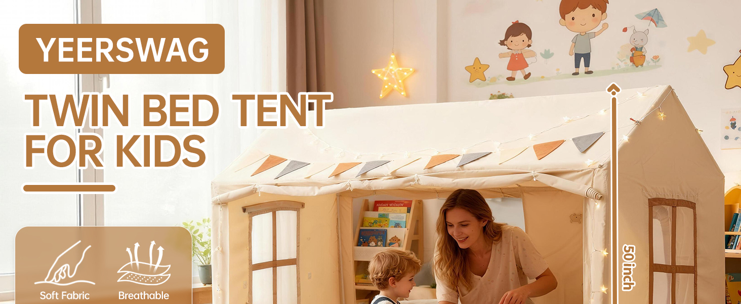 twin bed tent