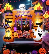 Trunk or Treat Car Decorations Kit, Blow Up Archway