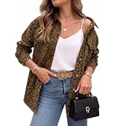 luvamia Jean Jacket Women Funnel Neck Zip Up Oversized Casual Denim Jackets | Long Sleeve Short J...