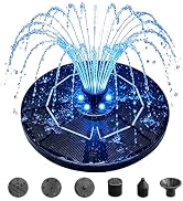 OUISJYER Metal Bird Bath Replacement Pole Set | Outdoor Birdbath Stake Parts with Ground Anchors,...