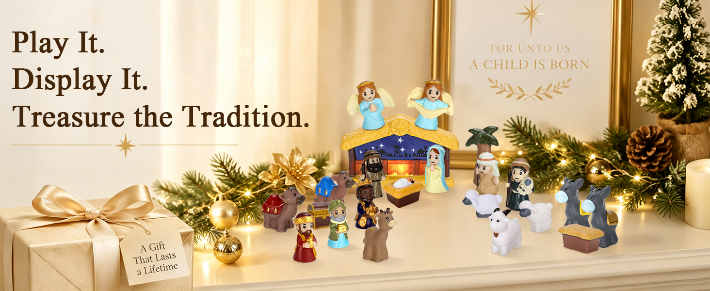 Kids Nativity Set