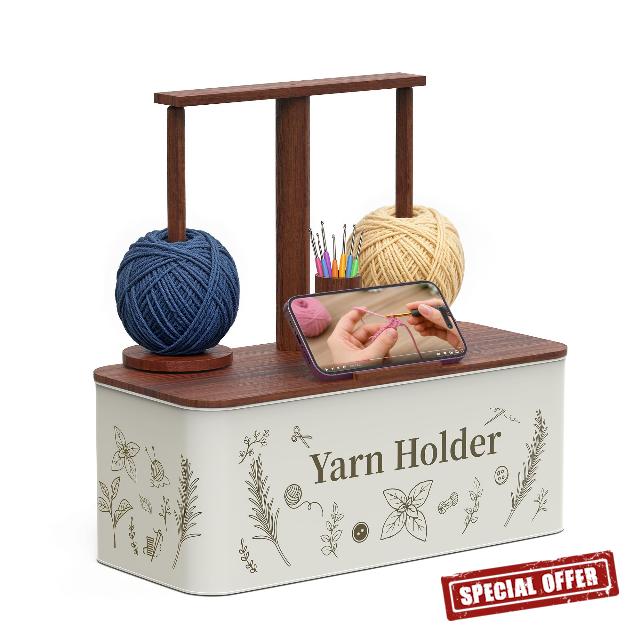 GloTika 2 Spindle Yarn Holder