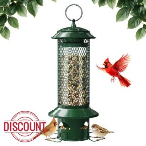 Squirrel Proof Bird Feeders for Outdoors Hanging