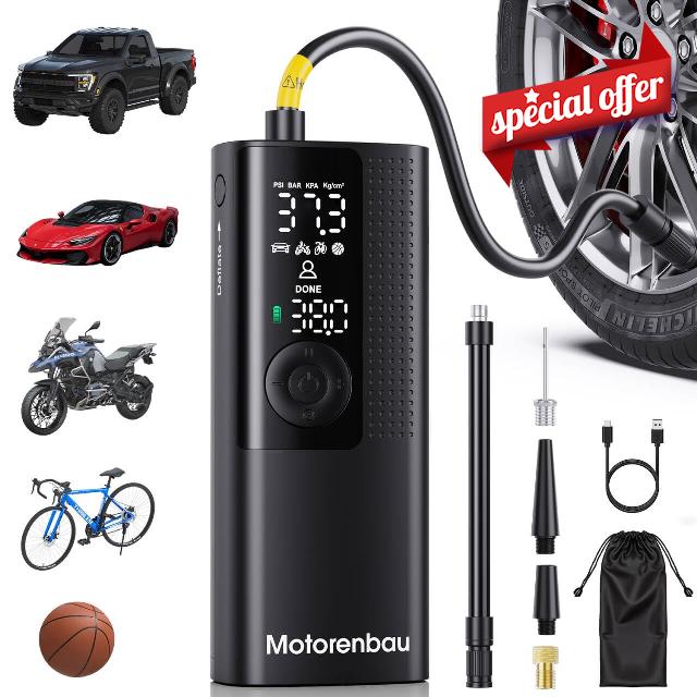 Tire Inflator Portable Air Compressor