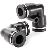 TAILONZ PNEUMATIC Blue Straight 2 Ways - 8MM Tube OD Push to Connect Tube Quick Fittings Push Loc...