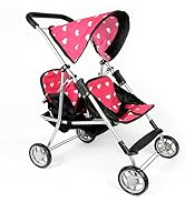 Baby Doll Car Seat Stroller Combo – Convertible 2 in 1 Doll Stroller and Car Seat for Kids – Fits...