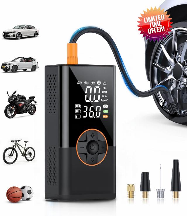 Tire Inflator Portable Air Compressor