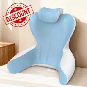 22" XL Reading Pillow Sitting in Bed