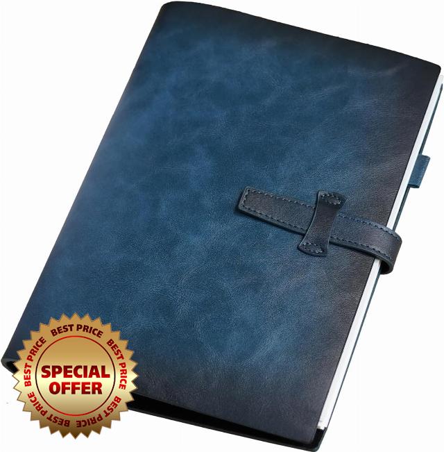Refillable A5 Leather Binder Notebook