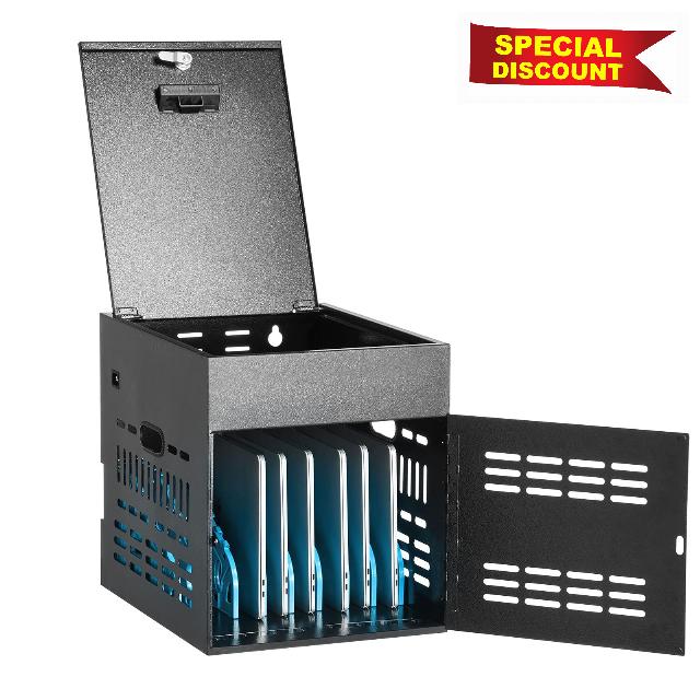 VEVOR 8-Device Lock Charging Station for Tablet & Laptop
