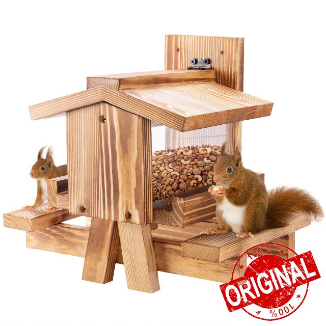 Squirrel Picnic Table Feeder