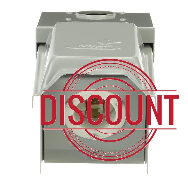 Midwest 20A Power Inlet • Weatherproof Enclosure • Compact Design                                                          U020NNP • 120/240V 10KAIC • L14-20 Receptacle • NEMA 3R Galvanized Steel • Factory Assured Terminations • Padlockable