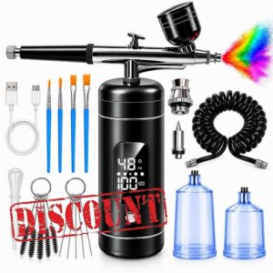 Cordless Airbrush Kit with Compressor