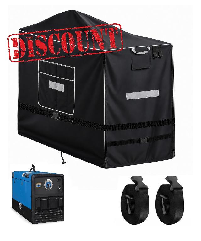Waterproof Welder Cover for Miller Bobcat 250/260 & Trailblazer 325 Diesel                                                          600D Weather Cover for Miller Bobcat; with Vents