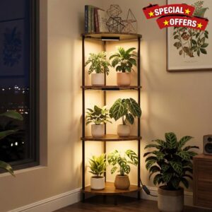 Barrina LS15 Corner Plant Stand with Grow Lights