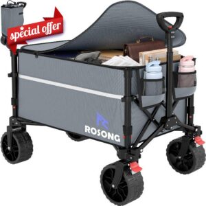 ROSONG Collapsible Wagon Cart with Wheels
