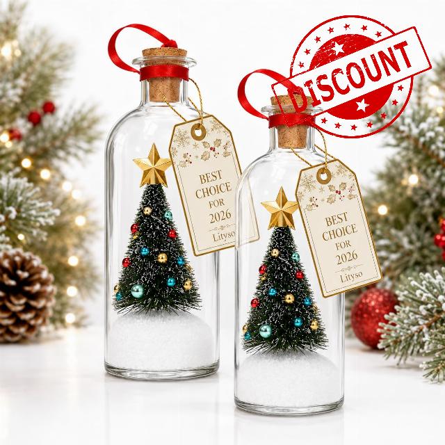 Christmas Tree Message in a Bottle