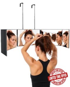 JUSRON 5 Way Mirror with LED Lights