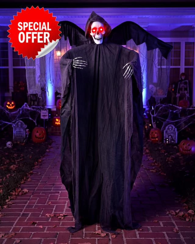 74'' Sound Activated Animatronics Skeleton