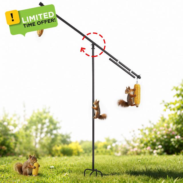 Spinning Squirrel Feeder for Outside