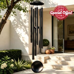 66" Large Wind Chimes for Outside Deep Tone