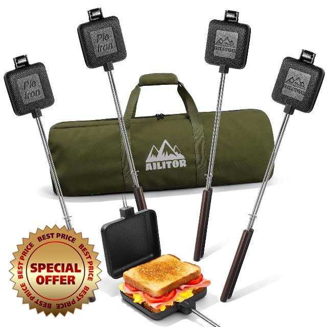 Hobo Pie Maker for Camping 4-Pack