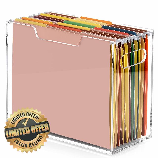 DINGHUO Acrylic Hanging File Organizer