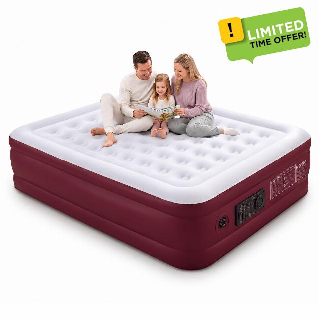 King Air Mattress With Built-in Pump