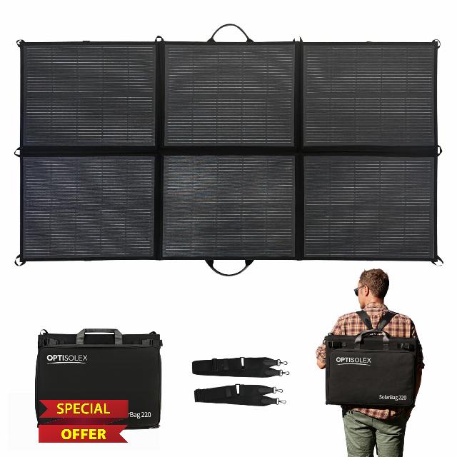 220W Portable Solar Panel
