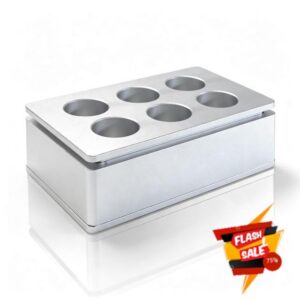 3"x 5" Square Pre-Press Mold - CNC Machined 6061 Aluminum with Hard Anodized Finish-Slive