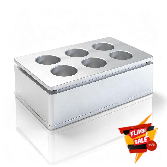 3"x 5" Square Pre-Press Mold - CNC Machined 6061 Aluminum with Hard Anodized Finish-Slive