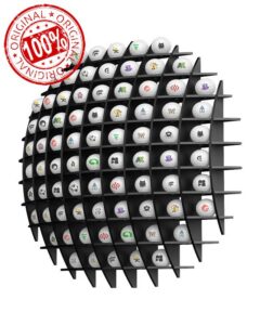 Wall Mount Golf Ball Display Case Golf Ball Display Rack Holds 78 Balls                                                          Large Capacity Golf Ball Holder for Storing Signed Balls and Competition Balls