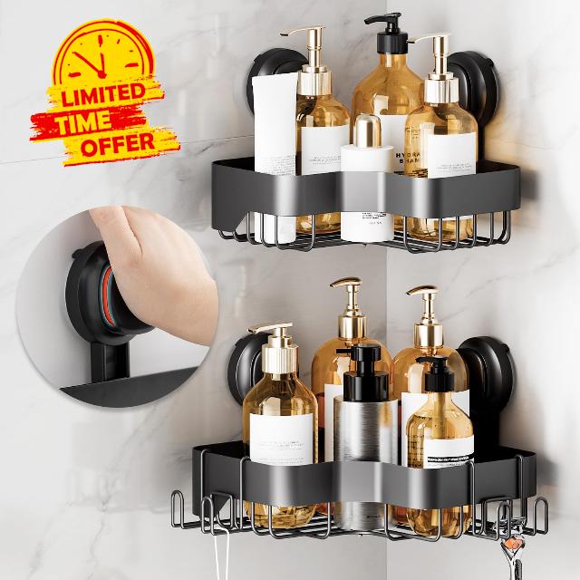 Corner Shower Caddy Suction Cup