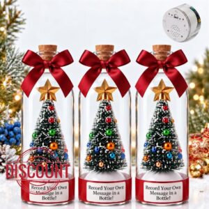 Recordable Christmas Tree in a Bottle