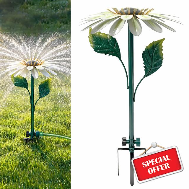 Metal Flower Decorative Garden Stakes for Outdoor
